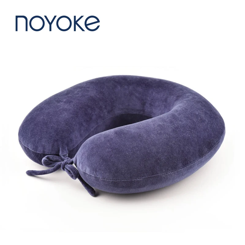 

NOYOKE Memory Foam Pillow for Airplane Travel Car Head Neck Pillow Comfortable Memory Foam Neck Pillow