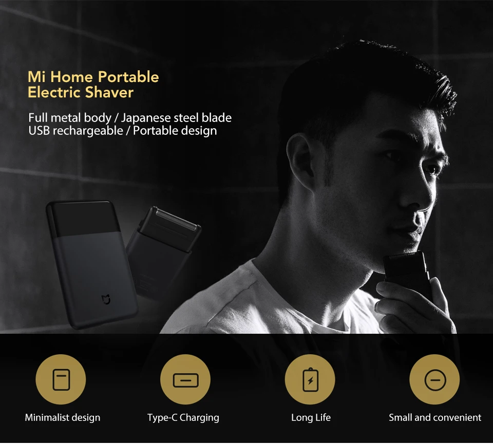 Xiaomi Mijia Electric Shaver Double Blade 360 Degree Float Shaving USB Fast Charging Floating Cordless Razor Men Grooming Kit (8)