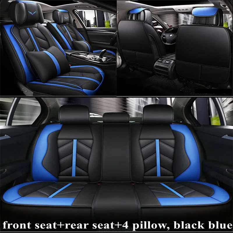 Front+Rear Car Seat Cover for Audi a1 a3 a4 a5 a6 a7 a8 a4L a6L a8L q2