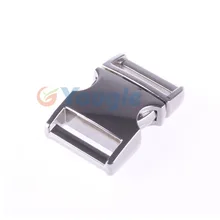 5 шт./лот, металлический изогнутый Топ " 20 мм, Свадебный слот, пряжка с боковой пряжкой, паракордовый браслет, собачий воротник и сумка, FedEx