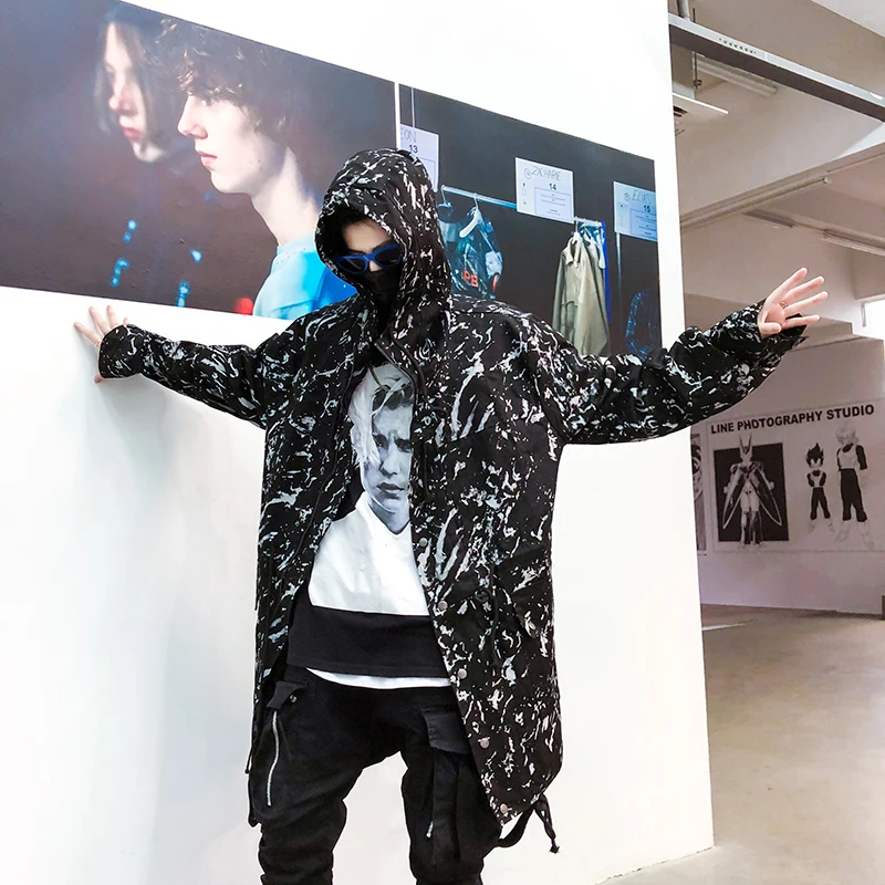 vent Doodle xxl Homme Us S L'europe Black Coupe Drop Taille Trench Veste Shipping Manteau oEdxWQBCre