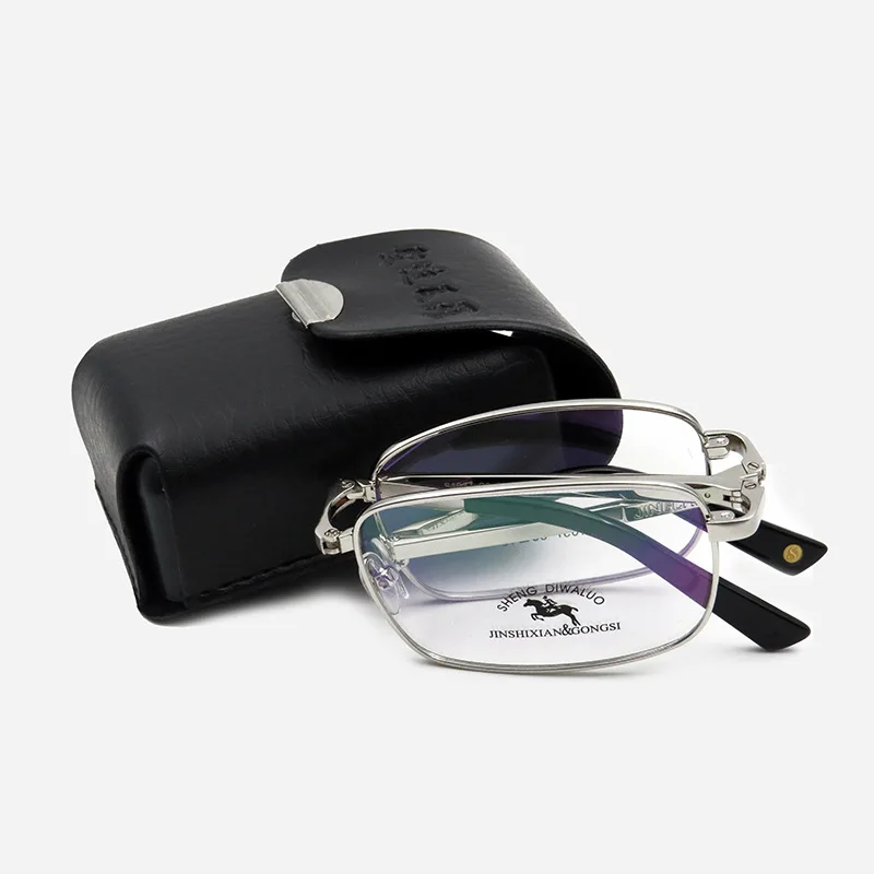 

Man Glasses foldable Male Optical Mental Men Eyeglasses Frame Classic Retro Spectacle Myopia Eyewear High Quality Ultra Light