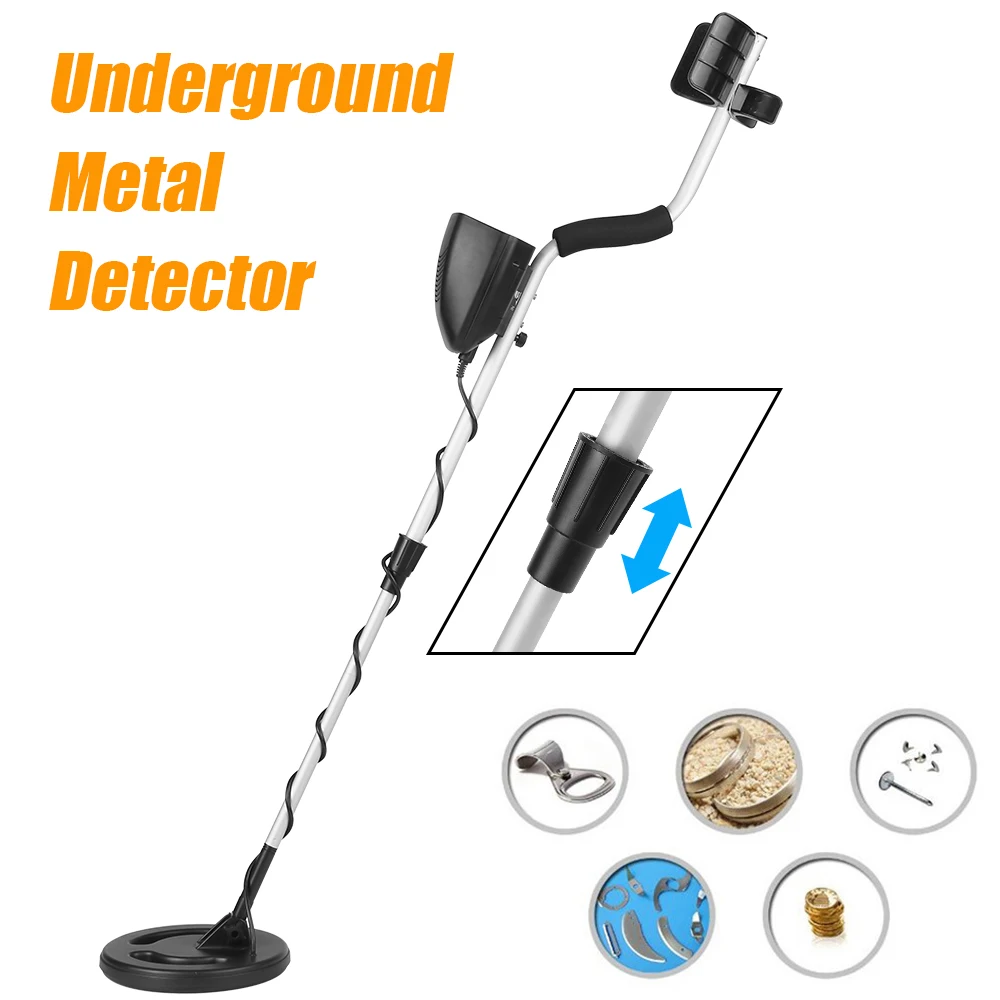 

Profession Metal Detector Waterproof GC-1020 8" Deep Sensitive Underground Search Gold Digger Hunter Two modes LCD