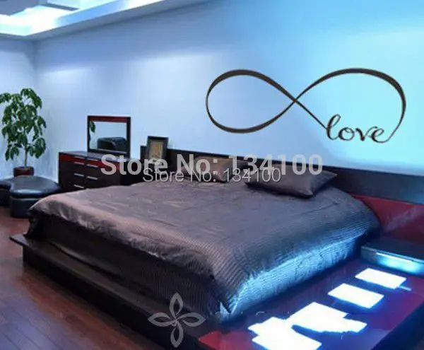 Wandtattoo der Liebe Personalisierte Infinity Symbol Schlafzimmer ... Wandtattoo der Liebe Personalisierte Infinity Symbol Schlafzimmer ...