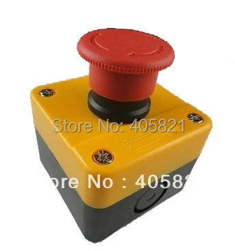 

Emergency stop push button switch 1NC, turn to release