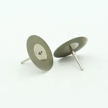 10 шт. 25 мм алмазные режущие диски электрический шлифовальный инструмент Dremel шлифовальные круги ротационный нож режущее колесо ломтик с 2 оправами