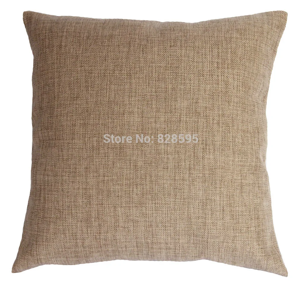 En01 28 X 28 Inch 71 X 71cm Linen Cotton Cushion Cover Pillow