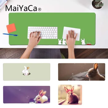 

MaiYaCa Top Quality Cute Rabbits Office Mice Customized MousePads Computer Laptop Anime Mouse Mat Gamer Speed Rubber Mousepad