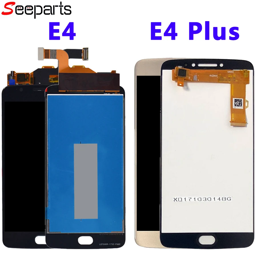 

100% Tested For Motorola Moto E4 Plus LCD Display Touch Screen Mobile Phone Digitizer Assembly Replacement Parts For moto e4plus