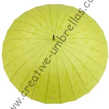 Стиль, 24 ребра прямой зонтик, градиент цвета зонты, постепенно меняющийся цвет, рифленые ребра зонтик