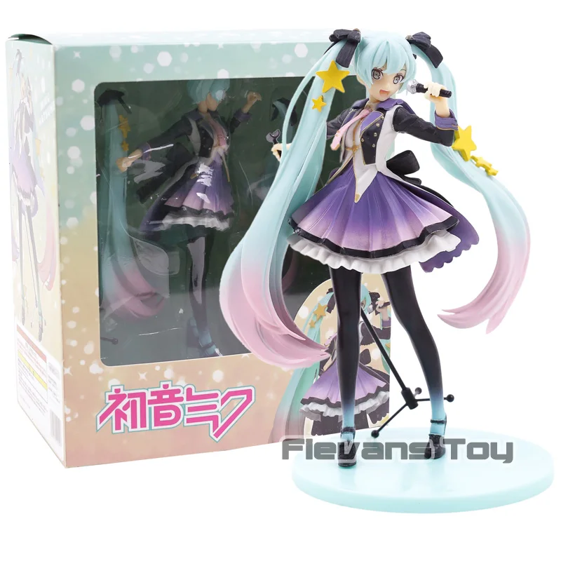 

Anime Hatsune Miku 10th Anniversary Costume Ver. Miku PVC Figure Collectible Model Toy