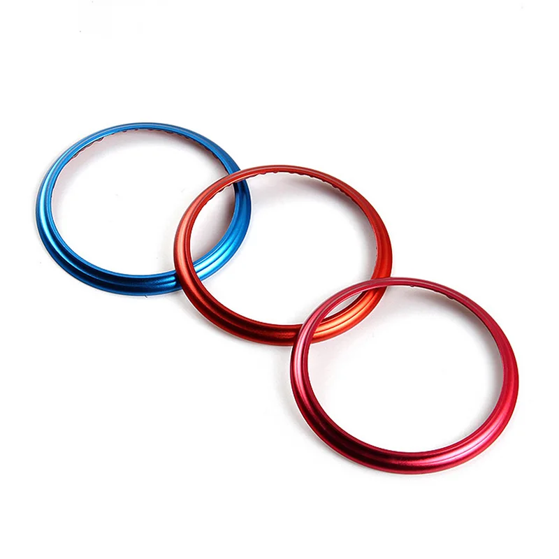 

2 Pcs/Lot Car Styling Air Conditioning Outlet Decorative Circle Trim Aluminum For Subaru BRZ 2013 2014 2015 2016
