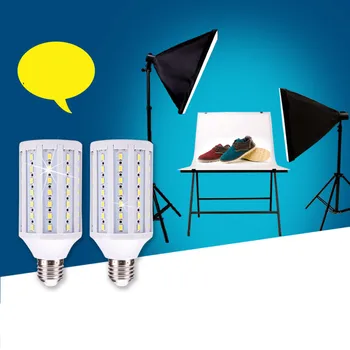 

Led photography light bulb 35W5500K studio soft box three primary color corn photography special CD50