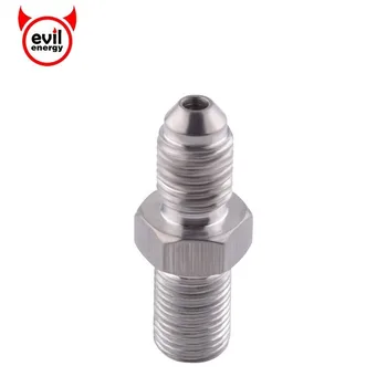 

evil energy Straight Stainless Steel AN-3 AN3 JIC Flare to M10*1.0 Male Stainless Steel Straight Brake Oil Adapter