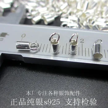 

925 Silver Cord End Caps for Leather Cord 2mm DIY Jewelry Finding Y0144