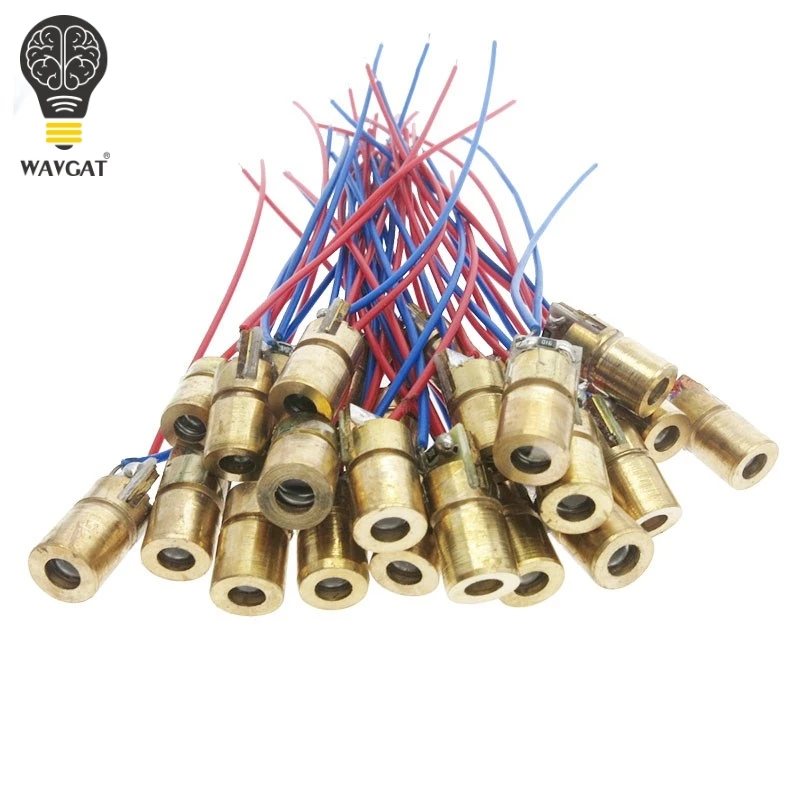 

AEAK 5V 650nm 5mW Adjustable Laser Dot Diode Module Red Sight Copper Head Mini Laser Pointer