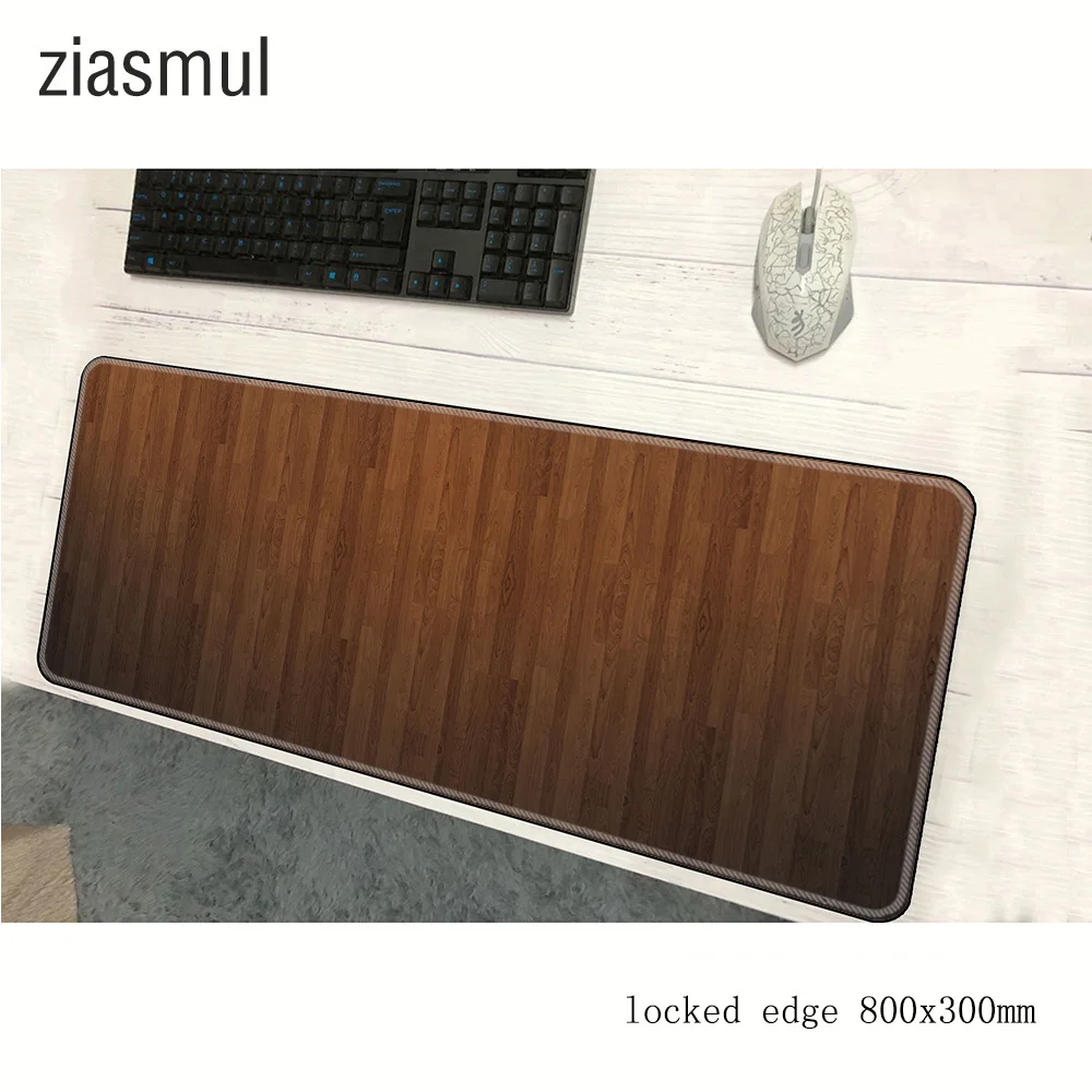 Wooden Floor mouse pad 800x300mm High quality pad to mouse notbook mousepad gaming padmouse gamer to Fashion keyboard mats