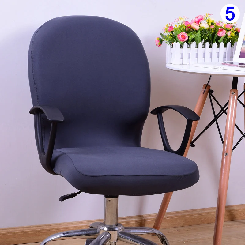 Поворотные эластичные чехлы на кресла со съемным принтом чехлы на стулья для компьютерного офиса 899