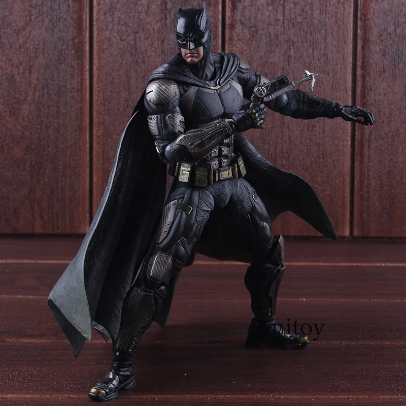 DC Justice League Batman Tactical Suit Ver. PVC Play Arts Kai Action Figure No.1 - 25cm Collectible Model Toy image 2
