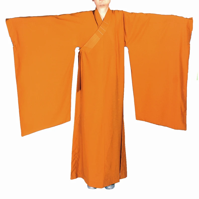 Фестиваль/церемония костюм буддизм монашеские одежды желтый хлопок высокого класса Cutomized медитация лежа платье Bonze религиозное платье