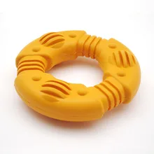 Популярная жевательная игрушка для собак-высококачественное резиновое кольцо для чистки зубов для щенков, молярное тренировочное BW-XR032