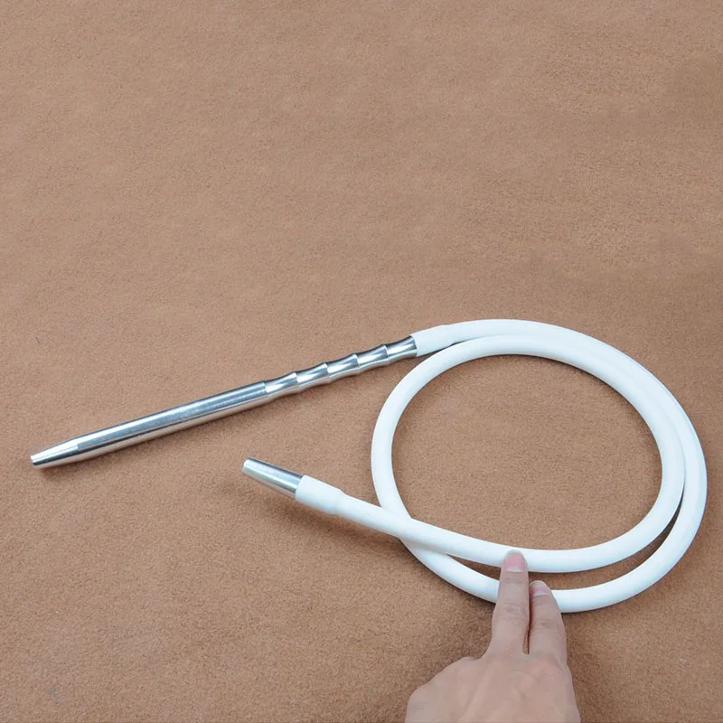 Aluminum Handle Hookah Hose Shisha Silicone Hose length 1.5m HookahS Pipe Tools Accessories PR35