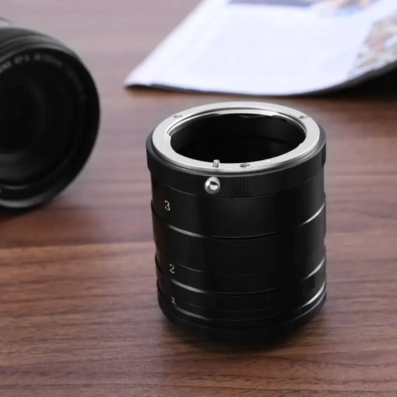 Камера объектива переходное кольцо Макро Удлинительное Кольцо для Nikon D7200 D7000 D5500 D5300 D5200 D5100 D3400 D3300 D3200 D310 Камера