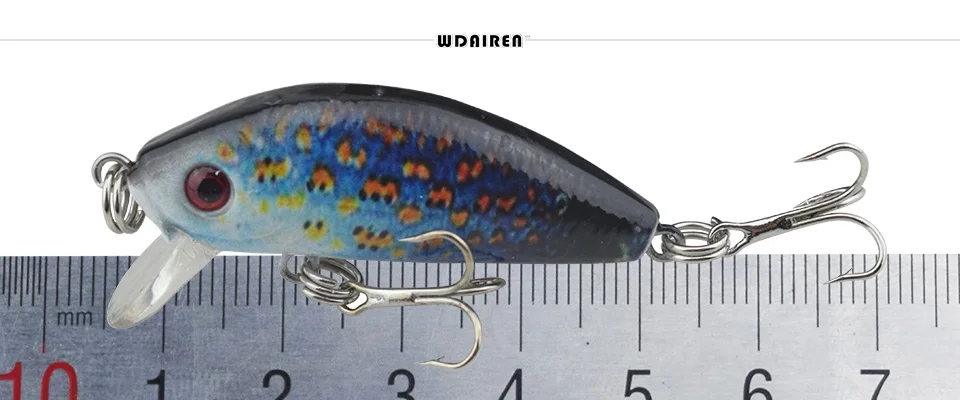 WDAIREN 1 шт. приманка для рыбалки Minnow 4,5 см 3,8 г искусственные мини жесткие приманки карандашные приманки воблер для рыбы рыболовные снасти для карпа Pesca