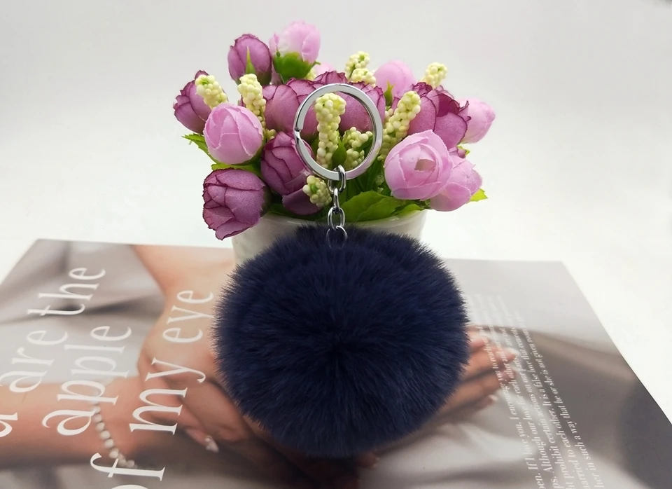 20 Colors Fluffy Fur Pom Pom Keychains Soft Faux Rex Rabbit Fur Ball Car Keyring Pompom Key Chains Women Bag Pendant Jewelry Diy HTB1VtxAwA9WBuNjSspeq6yz5VXaf - 20 Colors Fluffy Fur Pom Pom Keychains Soft Faux Rex Rabbit Fur Ball Car Keyring Pompom Key Chains Women Bag Pendant Jewelry Diy
