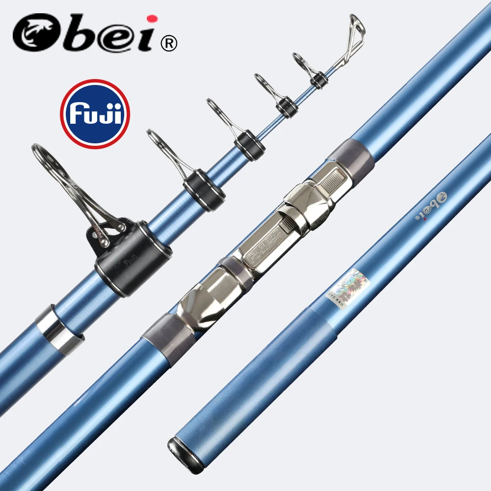 Obei Japan Full Fuji Tele Surf Rod телескопическая удочка 80-150 длинного литья удочка для серфинга 3.85M4.05M4.25M