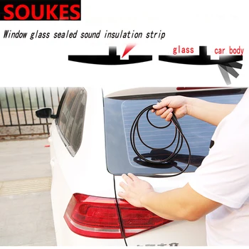 

Car Soundproof Seal Window Windshild Strip Sticker For Jeep Renegade Volkswagen VW Passat B6 B8 B7 CC Polo Lada Granta Vesta