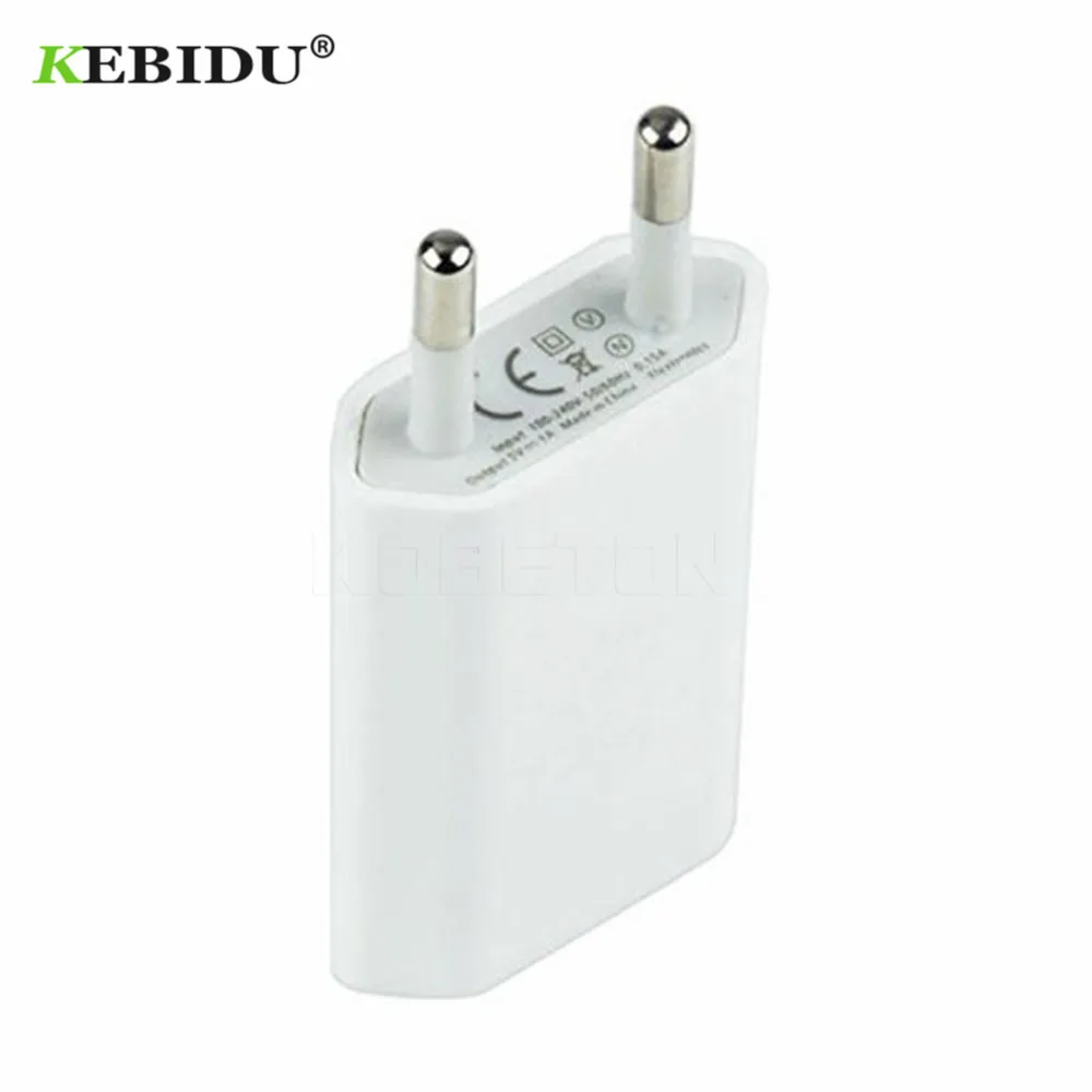 Зарядное устройство Kebidu с USB разъемом для ЕС/США 5 В переменного тока настенный