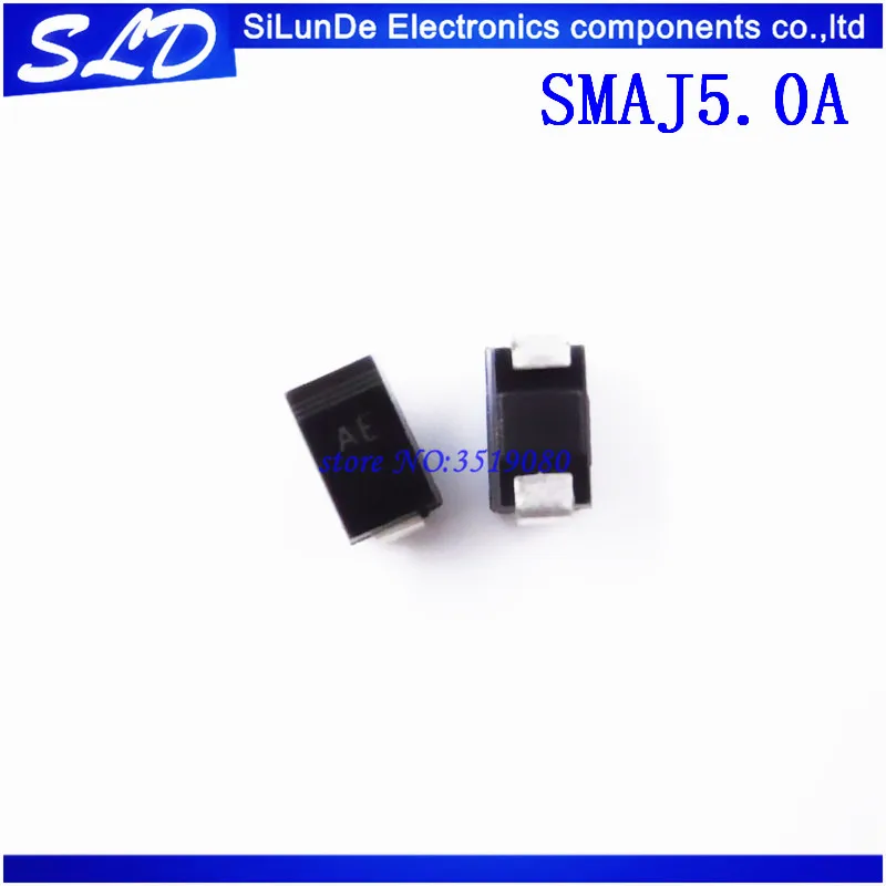 

20pcs/lot SMAJ5.0A SMD TVS Diodes 5V 600W SMA new and original in stock