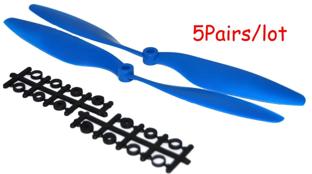 

LHM065 1045 10"*4.5" Blade Propeller(Blue) props For RC 4-axis KK Multicopter Quadcopter +Free shipping