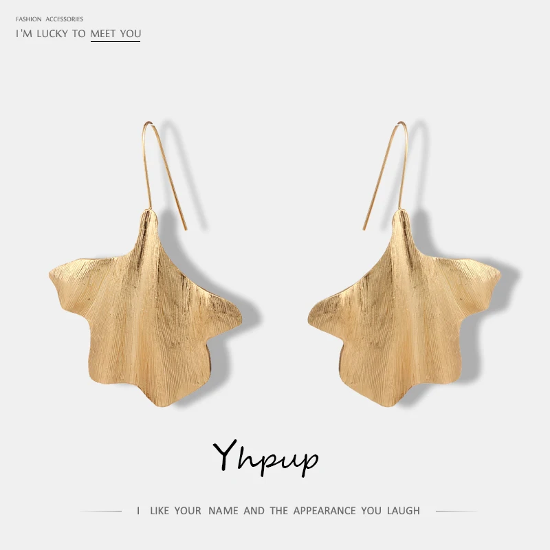 

Yhpup Vintage Zinc Alloy Statement Drop Earring For Women Retro Punk Metal Dangle Earring Fashion Jewelry Wholesale Party Gifts