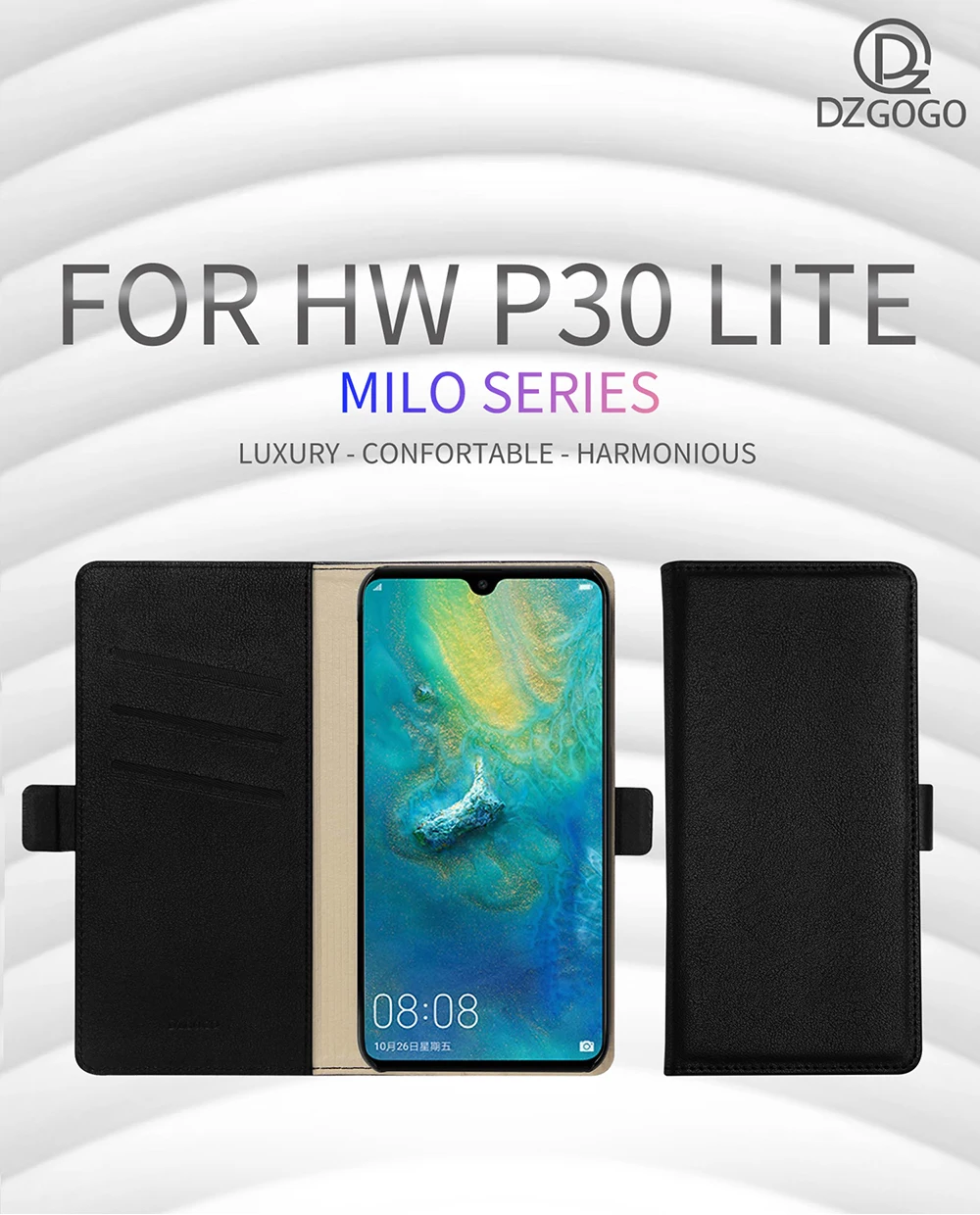 Huawei P30 Lite чехол 6,1" Бизнес откидная крышка ПУ+ ПК чехол-книжка на магнитной адсорбции кожного покрова чехол huawei P30Lite MAR-LX1M MAR-LX2J чехол-портмоне