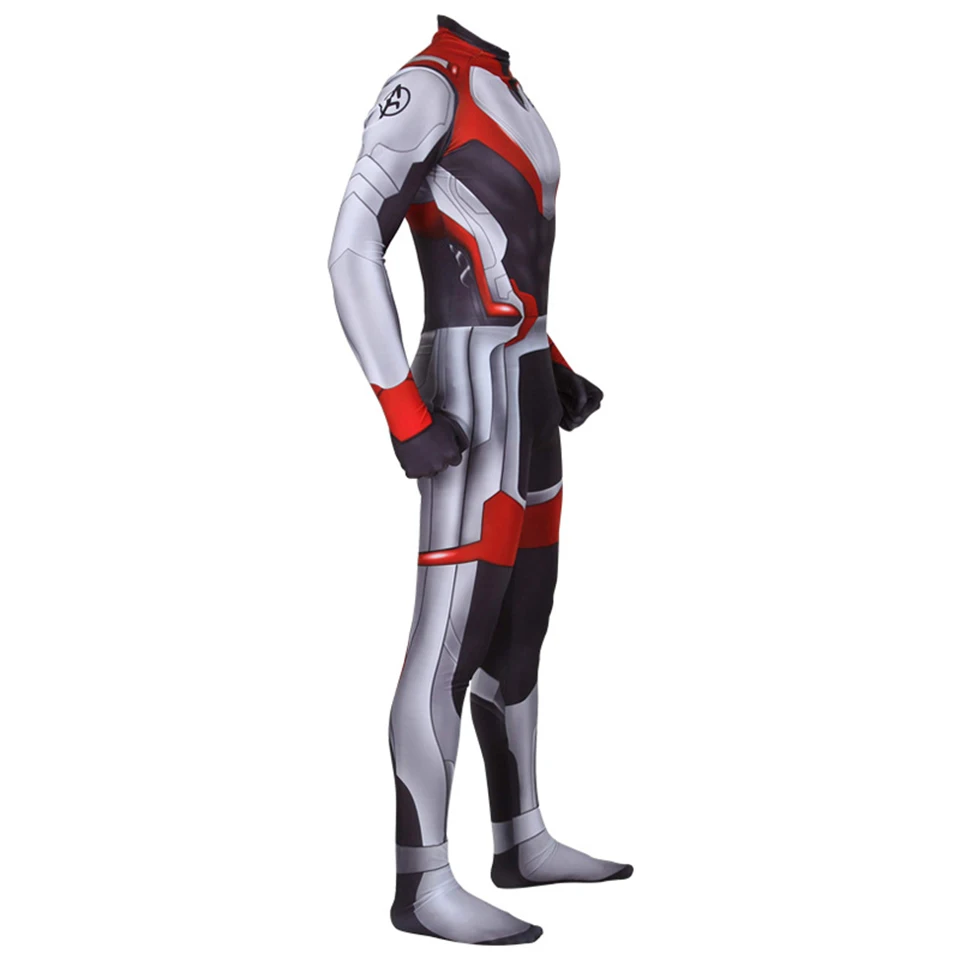 Avengers Endgame Cosplay Costumes Avengers 4 3D Quantum Realm Superhero Captain America Tights Marvel Bodysuit Suit Jumpsuits