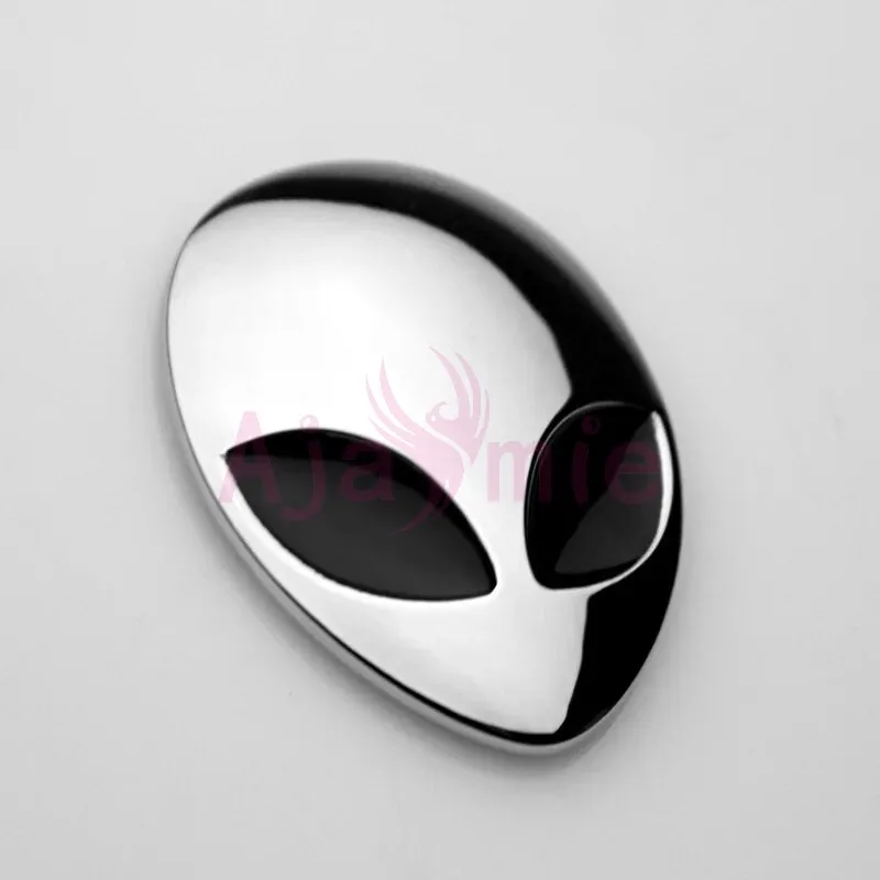 

1pcs high-quality Personality 3D Alien Metal Car Motorcycle Sticker ET UFO Emblem Badge Car Styling Stickers Accessories