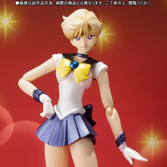 PrettyAngel-Подлинная Bandai S. H. Figuarts Pretty Guardian Sailor Moon 20th PVC Sailor Uranus фигурка