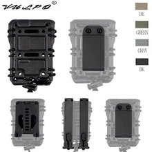 VULPO 5,56 мм подсумок для журналов Перевозчик для ремень с крючком быстро прикрепить Тактический Millitary Molle Один Подсумок кобура