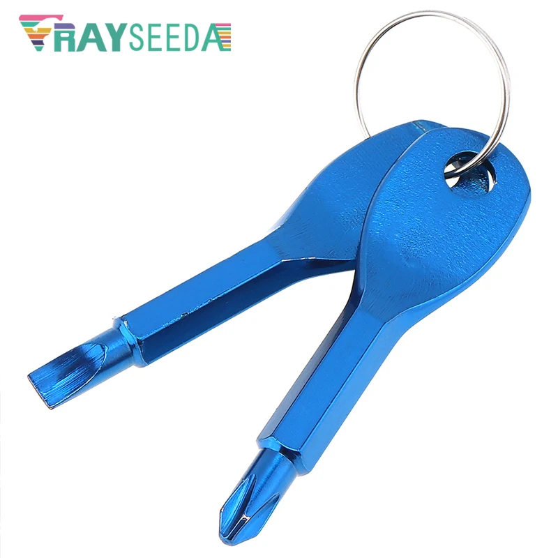 Buy Rayseeda Pocket Keychain Cross Screwdriver Slotted Screwdrivers Mini