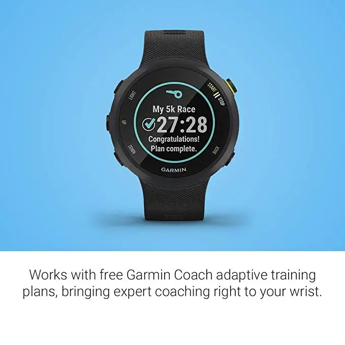 Часы Garmin Forerunner 45 GPS часы для бега с тренером бесплатные тренировочные поддержкой