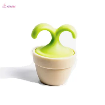 

HIMABM Cute Potted Plant Shaped Flower Pot Desk Decor Roller steel magnetic bead Slimming Mini MassageBall AcupuncturePoint