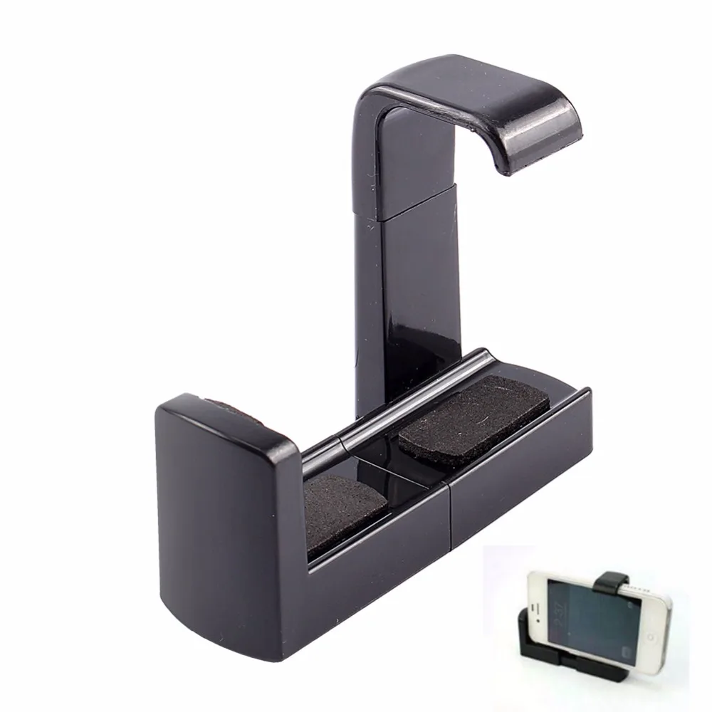 

Cell Phone Bracket Adapter Mount Phone Holder GPS Stand Holder Tripod For iPhone Adjustable C-shaped Black