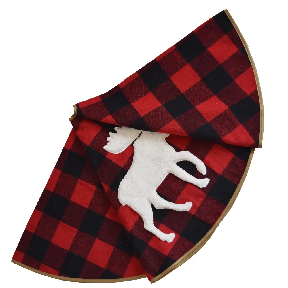 Moose Christmas Tree Skirt 
