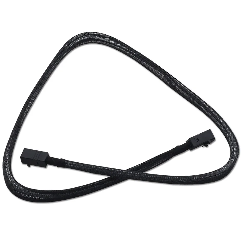 

Free Shipping 65CM Mini SAS SFF-8643 to SFF-8643 SAS Raid Data Cable Comply with SAS3.0 12Gbps