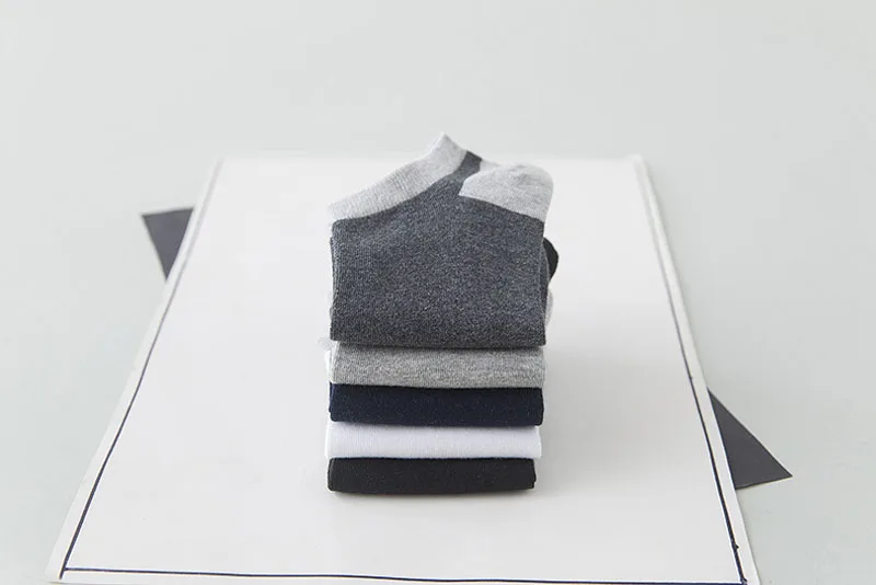 Новое Прибытие 5 Pairs Шить Хлопок мужские Лодка Полосатые Повседневная Бизнес короткий Бренд Мужские Носки бесплатная доставка