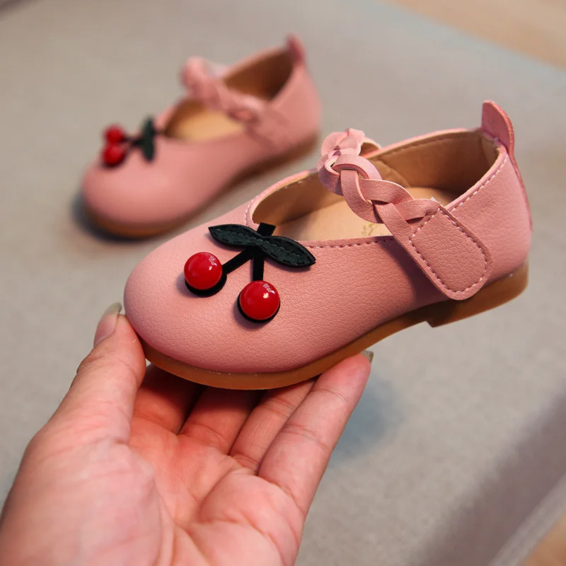 Детская обувь; обувь принцессы для маленьких девочек; модные сандалии для девочек 1-6 лет; детская обувь с вишнями; обувь для вечеринок; MCH001