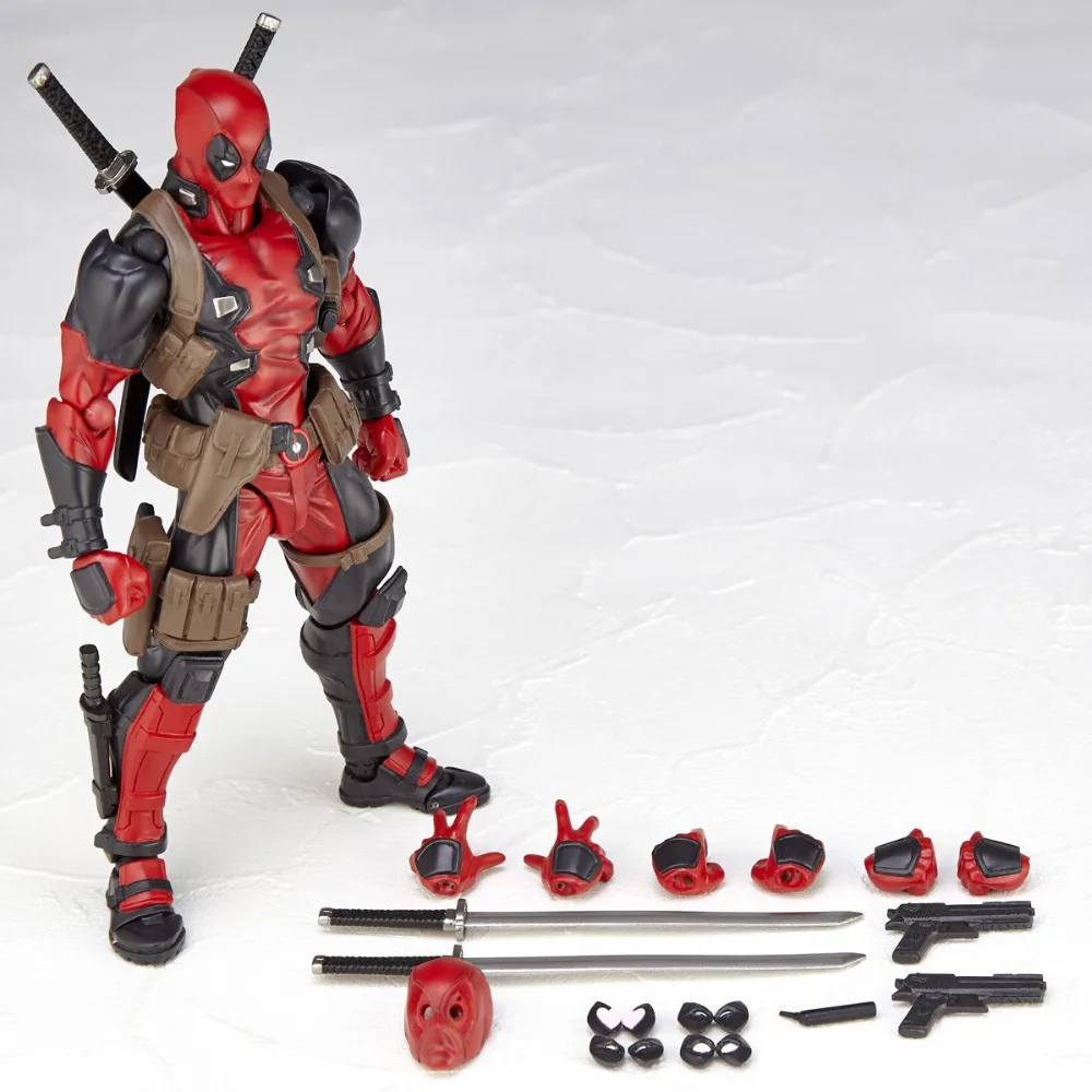 X-MEN// FIGURA DEADPOOL ROJO 30 CM ACTION FIGURE DEAD POOL RED 12/" IN BOX