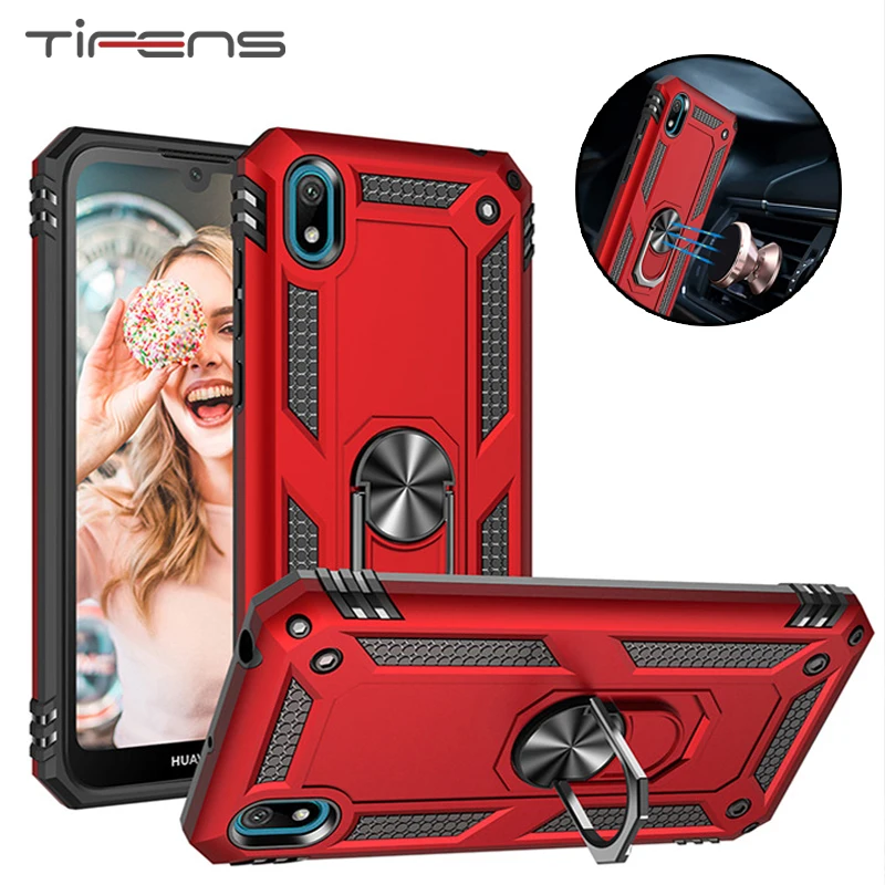 

Case For Huawei P20 P30 Mate 30 20X Lite Pro Y5 Y6 Y7 Y9 Prime Pro Psmart Z 2019 Honor 8s 8a 10lite Magnet Car Holder Ring Cover